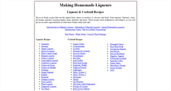 Desktop Screenshot of homemade-liqueurs.com